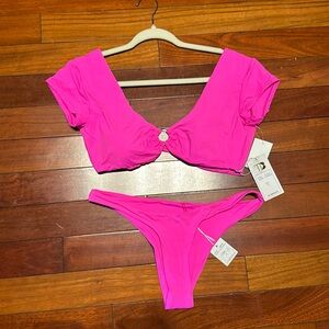 NEW with tags, Tinibikini, swimwear, Sexy, color: hot bubblegum, size: XL